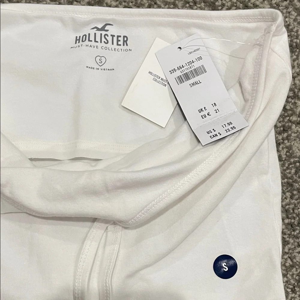 White Halter Crop Top - Picture 4 of 4